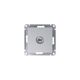 TV РОЗЕТКА коннектор 1DB, АЛЮМИНИЙ, ATLAS 10шт