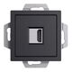РОЗЕТКА HDMI, механизм, КАРБОН, ATLAS