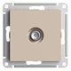 TV РОЗЕТКА коннектор 1DB, ПЕСОЧНЫЙ, ATLAS 10шт
