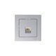 РОЗЕТКА компьютерная RJ45, АЛЮМИНИЙ, ATLAS 10шт