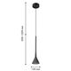 Подвес Klokken LED*6W, 525LM, 4000K, IP20, included D120*H500/1500 Favourite
