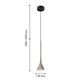 Подвес Klokken LED*6W, 525LM, 4000K, IP20, included D120*H500/1500 Favourite
