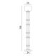 Торшер Divinare VOLTURN 1243/06 PN-45