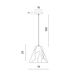 Подвесной светильник Divinare PIRAMIDE 5097/01 SP-1
