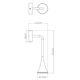 Фасадный светильник Arte Lamp BRONN A2367AL-1BK