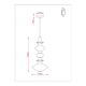 Подвесной светильник Arte Lamp FIORATO A2442SP-15PB