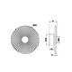 Настенный светильник Arte Lamp BEVEL A1612AP-5PB