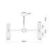 Подвесная люстра Arte Lamp CHARM A1623LM-16GO