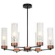 подвесная люстра Flumen [D530*H575 6*E14*40W]