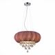 Люстра подвесная ST-Luce Preferita [Хром/Фиолетовый E14 5*40W]