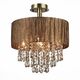 Люстра потолочная ST-Luce Lusso [Античная бронза/Коричневый, Коньячный E14 5*40W]