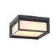 Светильник уличный потолочный ST-Luce Cubista [Черный/Белый LED 1*12W]