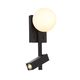 Настенный светодиодный светильник ST Luce Botelli [Черный/Белый LED 2*1+4W]