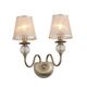 Бра ST-Luce Grazia [Бронза, Прозрачный/Бежевый, Бронза E14 2*40W]