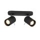Спот ST-Luce [Черный, Хром/Черный GU10 LED 2*3W]