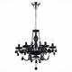 Люстра подвесная ST-Luce Odilia [Черный, Хром/Черный E14 6*40W]