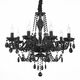 Люстра подвесная ST-Luce Odilia [Черный, Хром/Черный E14 8*40W]