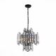 Люстра подвесная ST-Luce Chiarezza [Черный/Черный, Прозрачный E14 6*40W]
