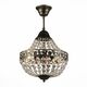 Люстра подвесная ST-Luce Anticato [Черное золото/Прозрачный E14 3*40W]