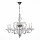 Люстра подвесная ST-Luce Ninfa [Хром, Прозрачный/Прозрачный E14 8*40W]