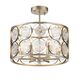 Светильник потолочный ST-Luce Favoleno [Золотой с патиной/Золото, Прозрачный E14 6*60W]