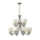 PENDANT 8+4L CHROME