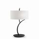TABLE LAMP 2L [GREY ANTHRACITE /OFF WHITE SHADE]