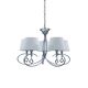 PENDANT 5L [CHROME - OFF WHITE SHADE]