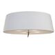 CELILING 4L ANTIQUE BRASS - OFF WHITE SHADE