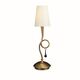 TABLE LAMP 1L GOLD PAINTED