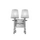 WALL LAMP [2+2L SMALL CHROME]
