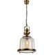 LAMP 1L BIG ANTIQUE BRASS