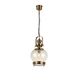 ROUND LAMP 1L SMALL ANTIQUE BRASS