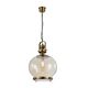 ROUND LAMP 1L MEDIUM ANTIQUE BRASS