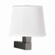 Бра Mantra Bahia [WALL LAMP DARK BROWN+ROUND WHITE SHADE]