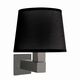 Бра Mantra Bahia [WALL LAMP DARK BROWN+ROUND BLACK SHADE]