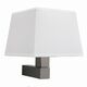 Бра Mantra Bahia [WALL LAMP DARK BROWN+SQUARE WHITE SHADE]