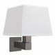 Бра Mantra Bahia [WALL LAMP DARK BROWN+SQUARE WHITE SHADE]