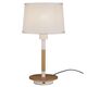 TABLE LAMP 1L - USB WHITE / WOOD