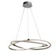 PENDANT [50 CM - DIMMABLE SILVER / CHROME]