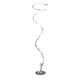 FLOOR LAMP [LED 42W - 3000K SILVER + CHROME]