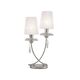 TABLE LAMP 2L SILVER