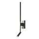 APPLIQUE SANDED [BLACK LED WITH READER  3W+6W 3000K MATT BLACK]