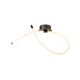 SEMIPLAFON LED [25W - 3000K - DIMMABLE TITANIUM + ACRYLIC]