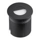 WALL STEP LIGHT ROUND [3W 3000K BLACK SANDED BLACK]