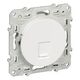 Розетка компьютерная RJ45, cat. 5e, [Белый ODACE, Schneider Electric]