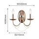 настенный светильник Plini [D210*W330*H260 2*E14*40W, excluded]
