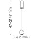 Подвесной светильник Technical P067PL-L5W3K