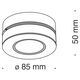 Потолочный светильник Technical C022CL-L7B4K