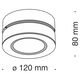 Потолочный светильник Technical C023CL-L20B4K